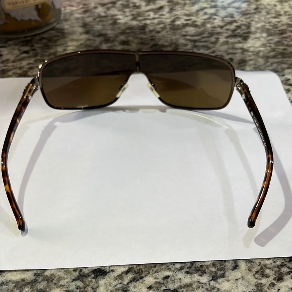 A/X Armani Exchange Brown Shield Sunglasses